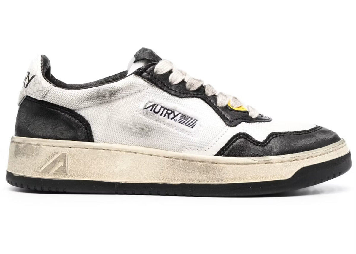 Autry Medalist - שחור לבן רשת וינטג | Branded shoes bymrcrazyshoes