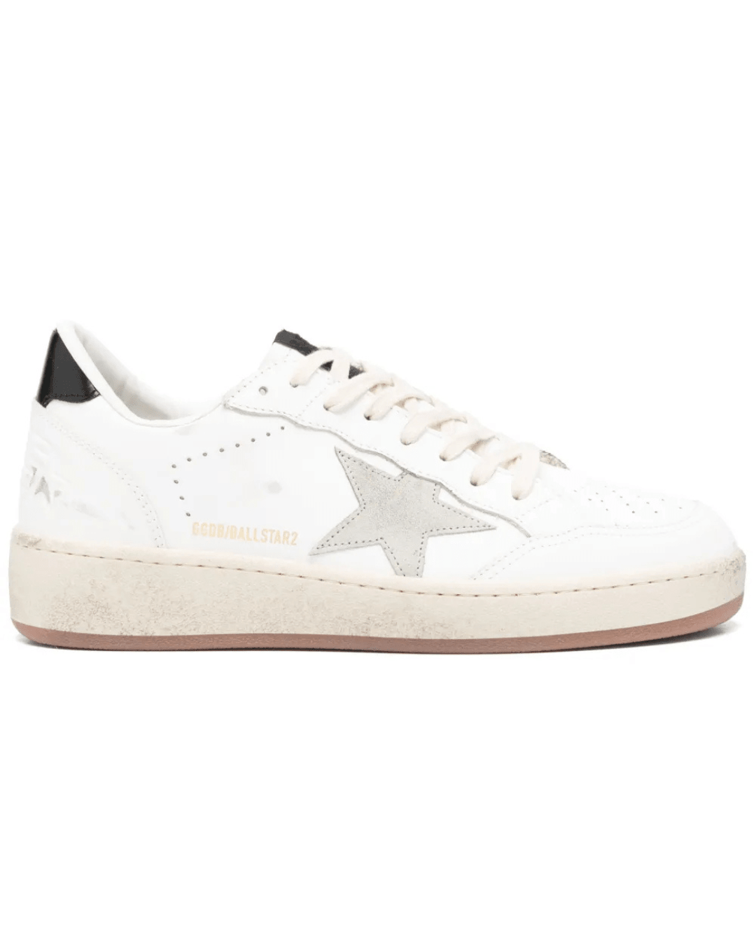 גולדן גוס - בולסטאר 2 לבן עם שחור | Branded shoes bymrcrazyshoes