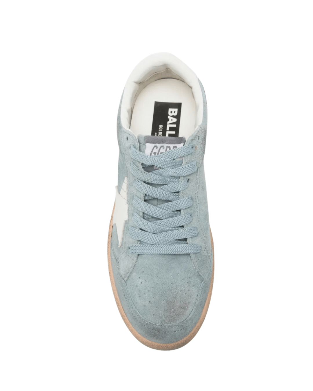 גולדן גוס - בולסטאר 2 תכלת זמש וכוכב לבן | Branded shoes bymrcrazyshoes
