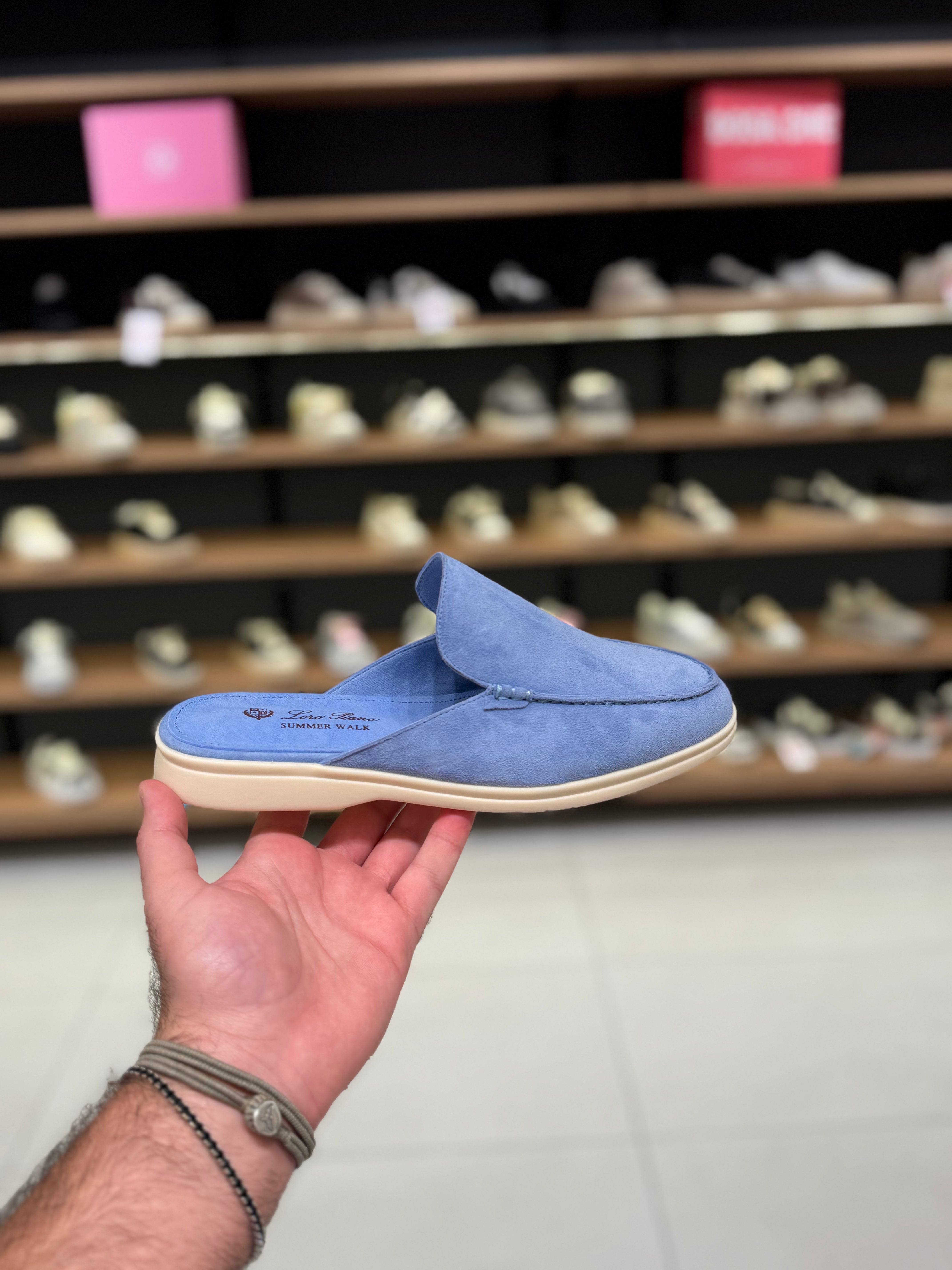 לורו פיאנה-כפכף תכלת | Branded shoes bymrcrazyshoes