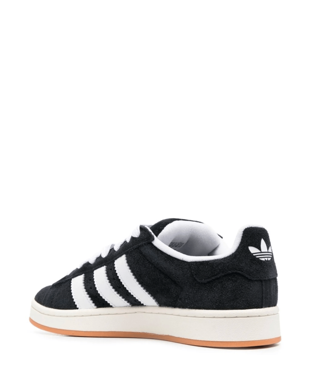 אדידס קמפוס - שחור עם פסים לבנים | Branded shoes bymrcrazyshoes