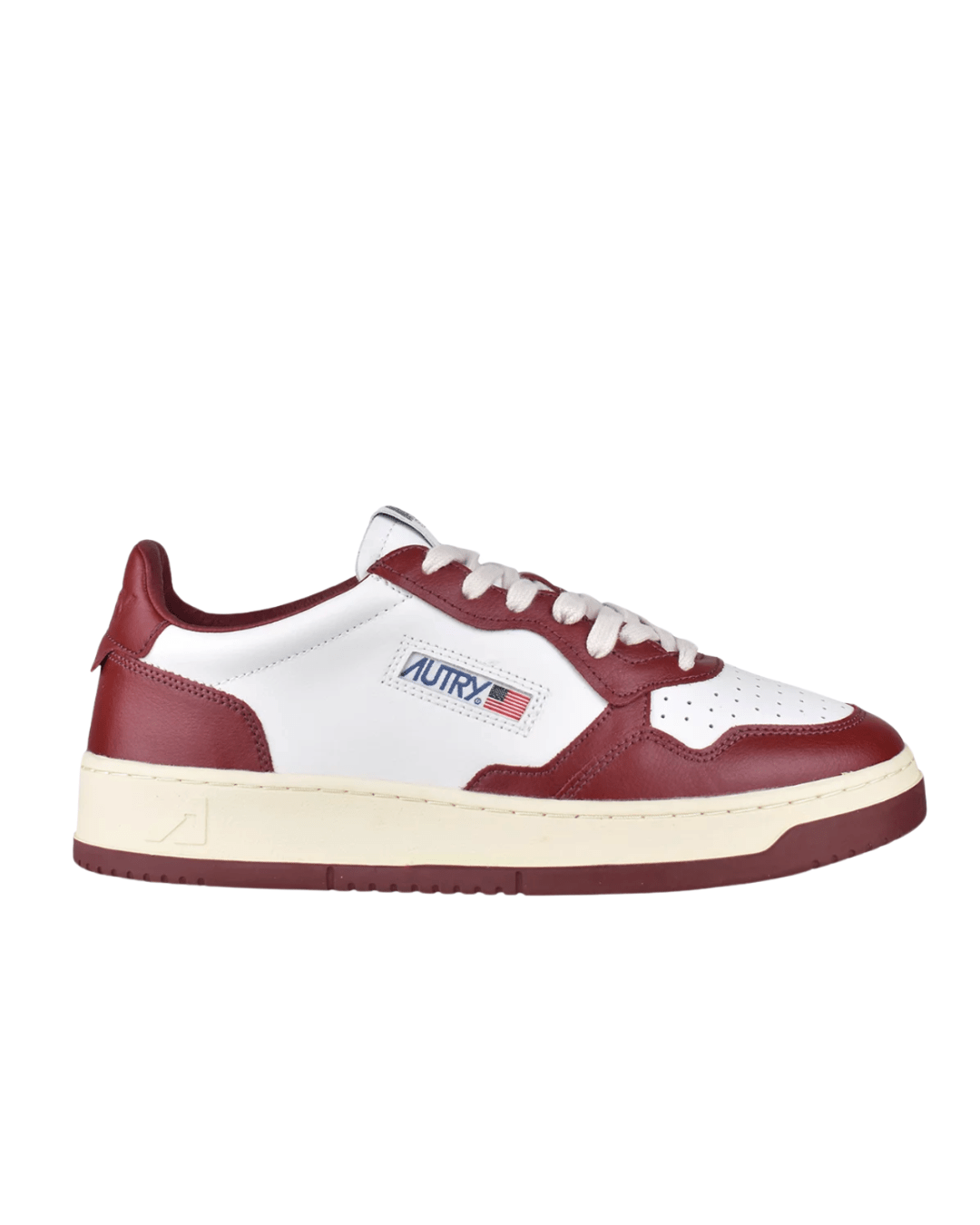 AUTRY MEDALIST - בורדו עם לבן | Branded shoes bymrcrazyshoes