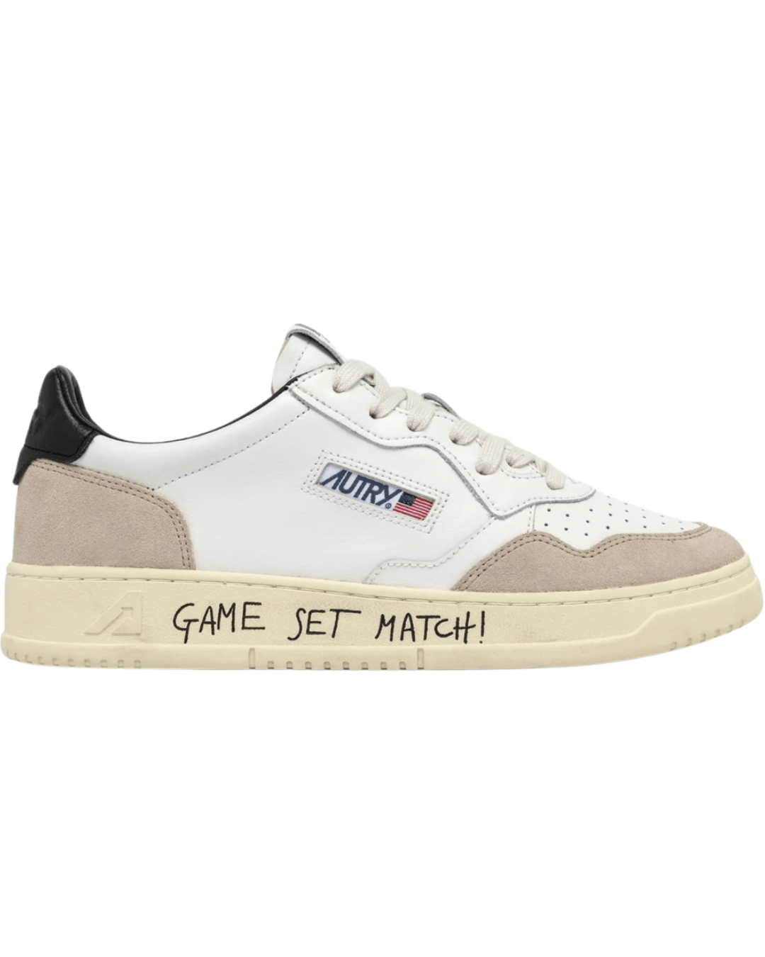 AUTRY MEDALIST לבן בגוון שמנת | Branded shoes bymrcrazyshoes