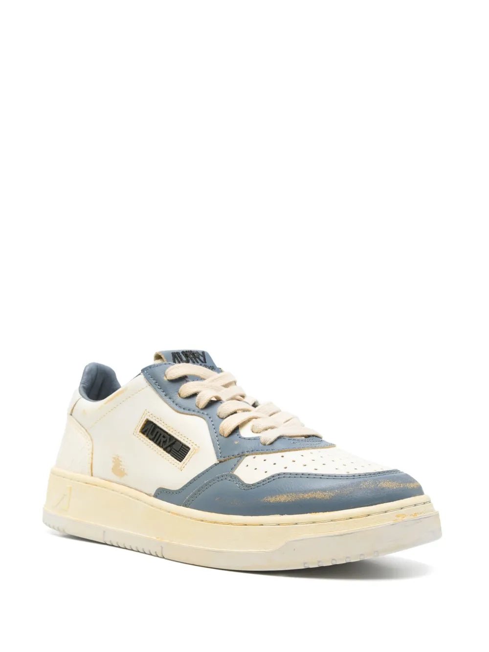 AUTRY MEDALIST - לבן עם כחול טורקיז | Branded shoes bymrcrazyshoes