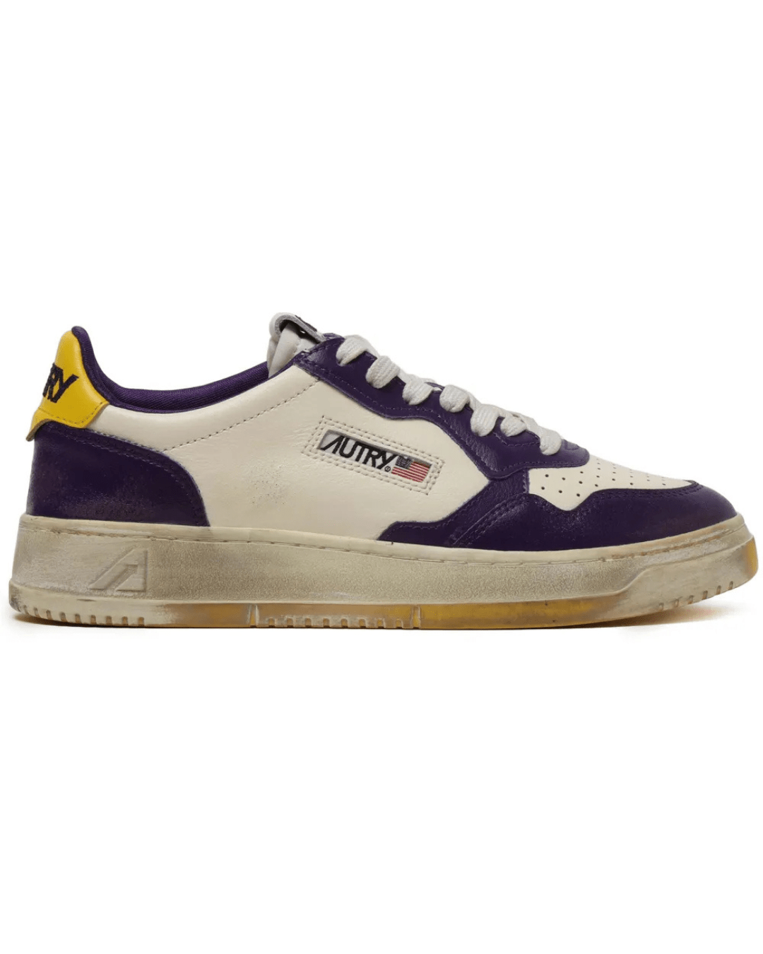 AUTRY MEDALIST וינטג סגול ולבן | Branded shoes bymrcrazyshoes