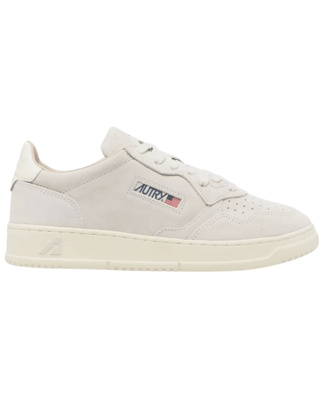 Autry Medalist – לבן אפור בהיר זמש | Branded shoes bymrcrazyshoes