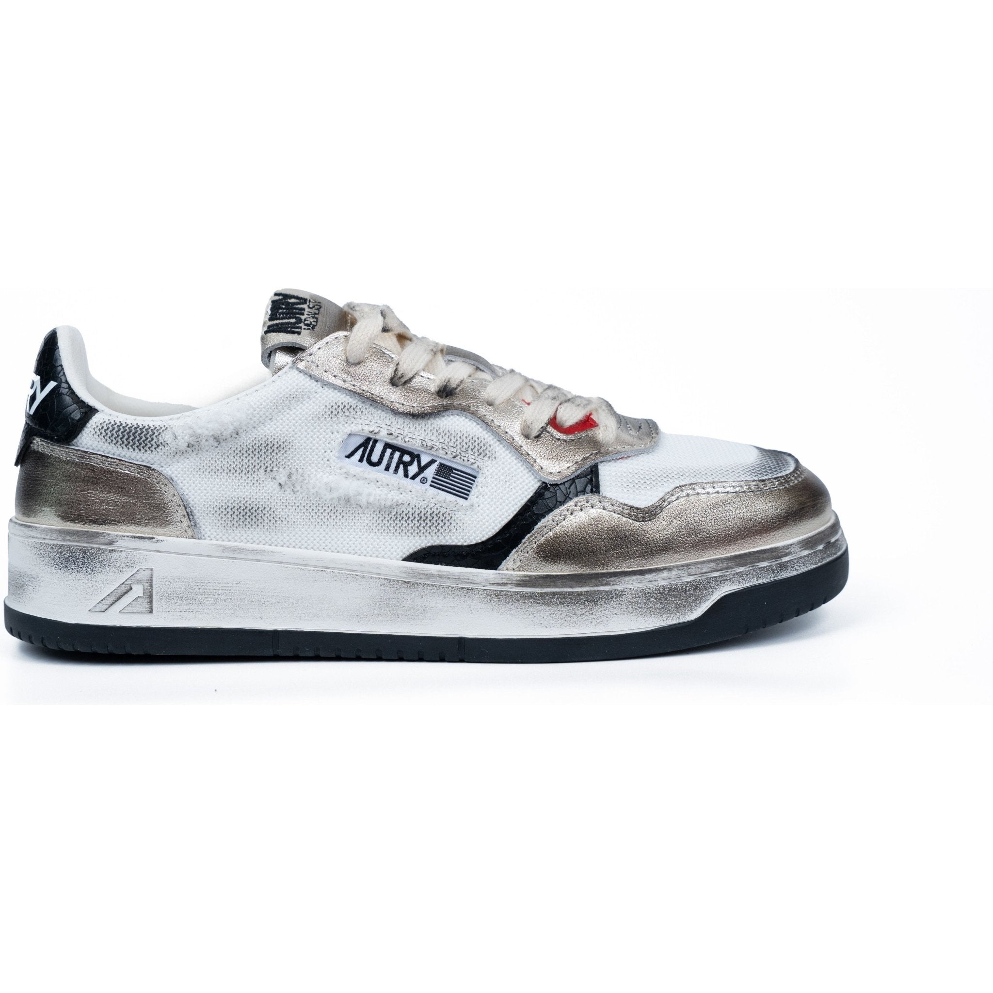 AUTRY MEDALIST זהב עם לבן | Branded shoes bymrcrazyshoes