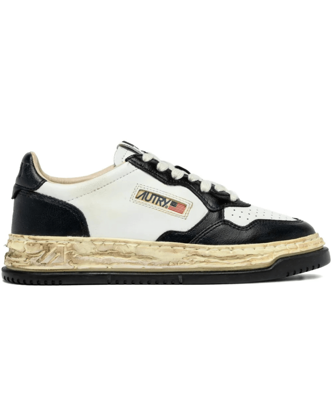 Autry X Maison Mihara Yasuhiro Medalist - שחור לבן | Branded shoes bymrcrazyshoes