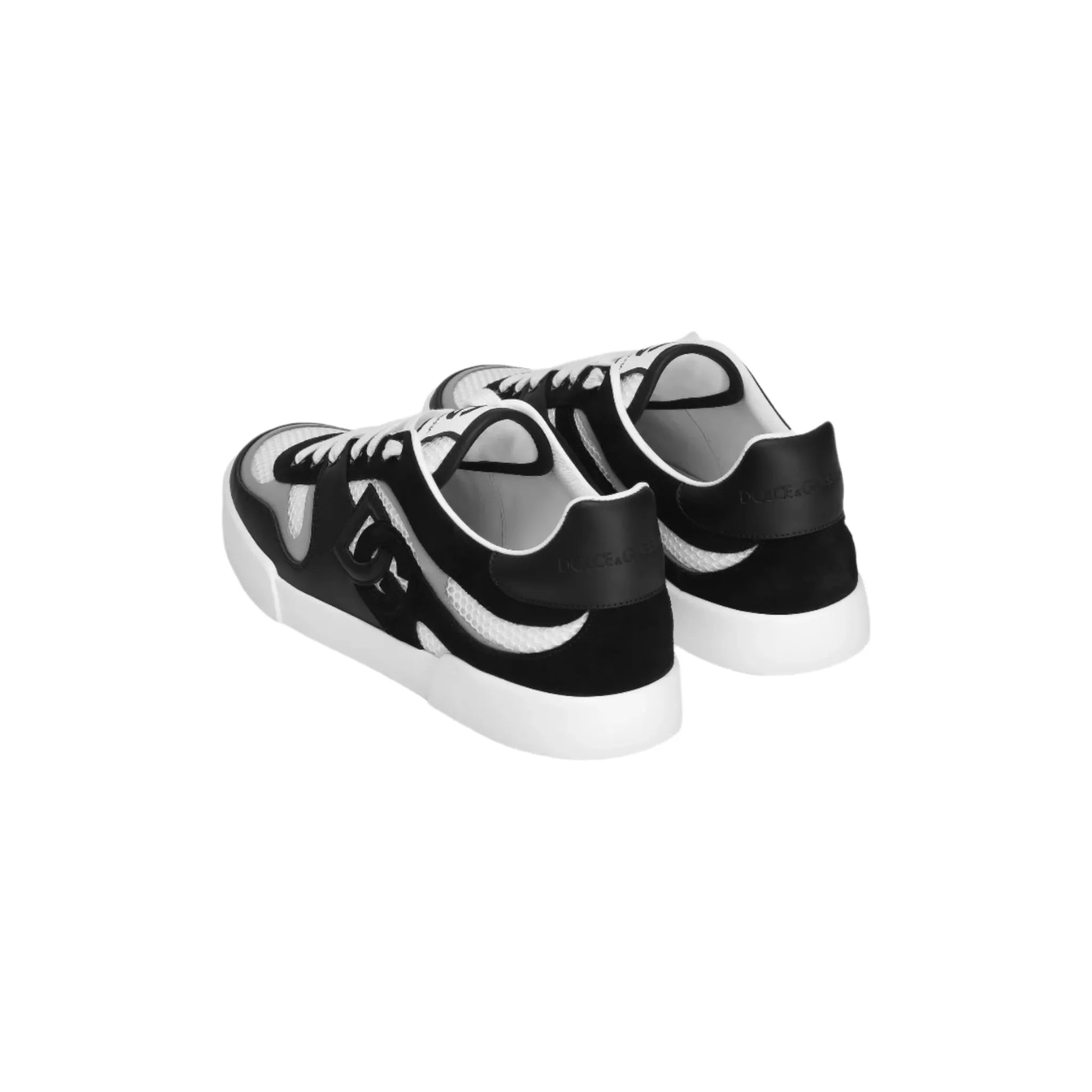 דולצה גאבנה סניקרס שחור לבן ואפור | Branded shoes bymrcrazyshoes