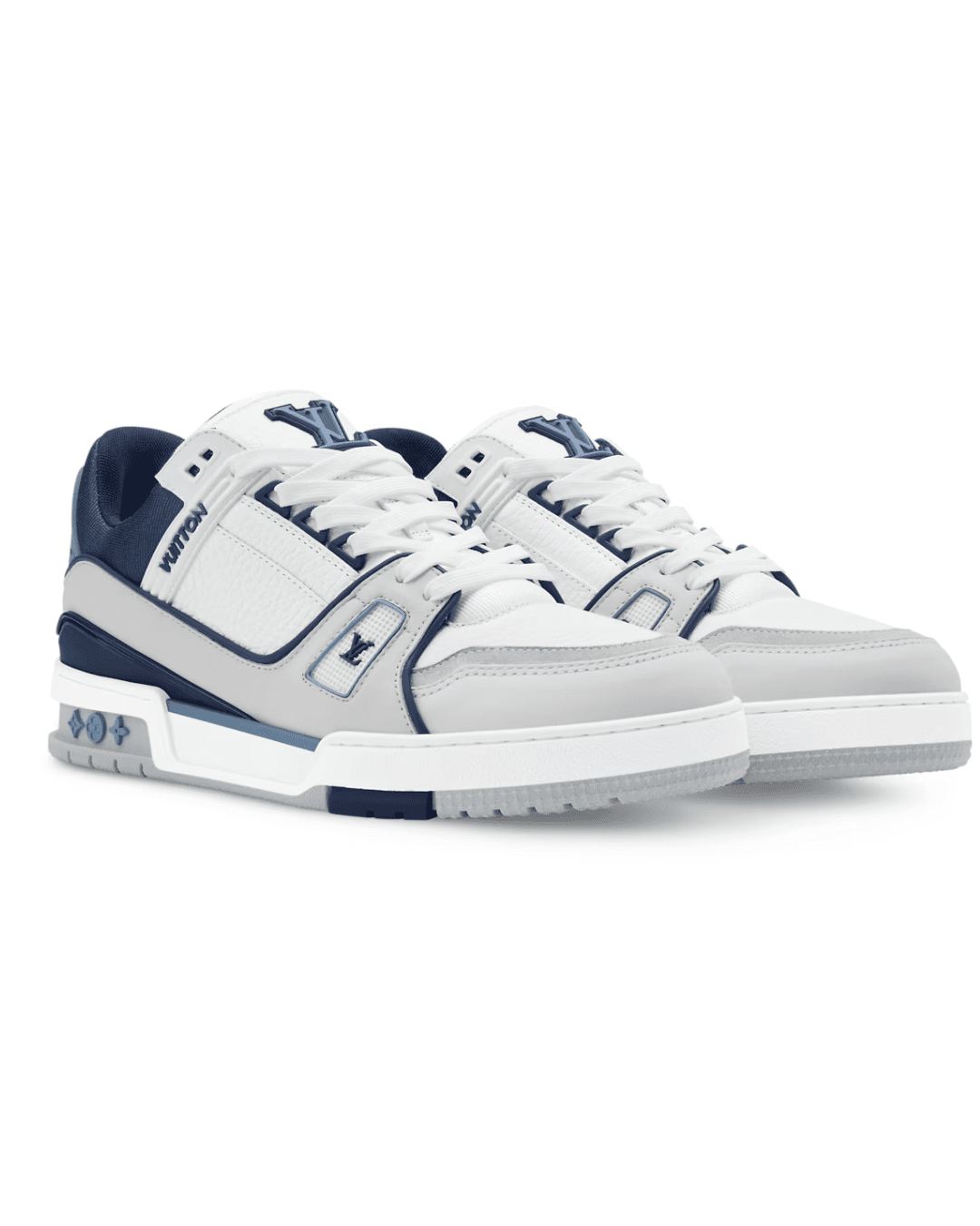 Louis Vuitton LV Trainer לבן אפור וכחול | Branded shoes bymrcrazyshoes