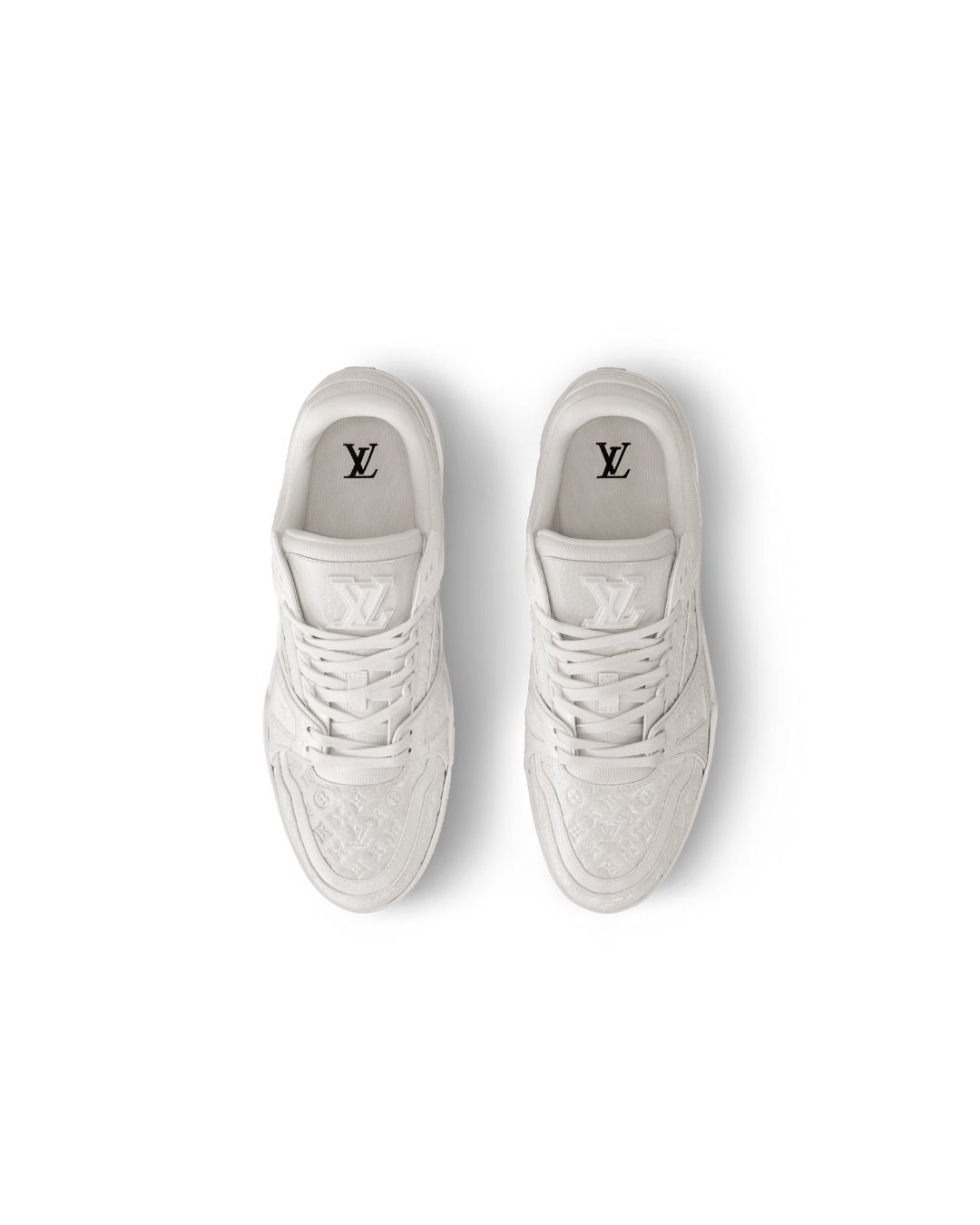 לואי ויטון לבן במראה אומנותי | Branded shoes bymrcrazyshoes