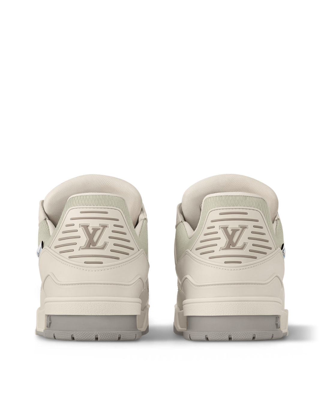 לואי ויטון סניקרס לבן עם אפור | Branded shoes bymrcrazyshoes