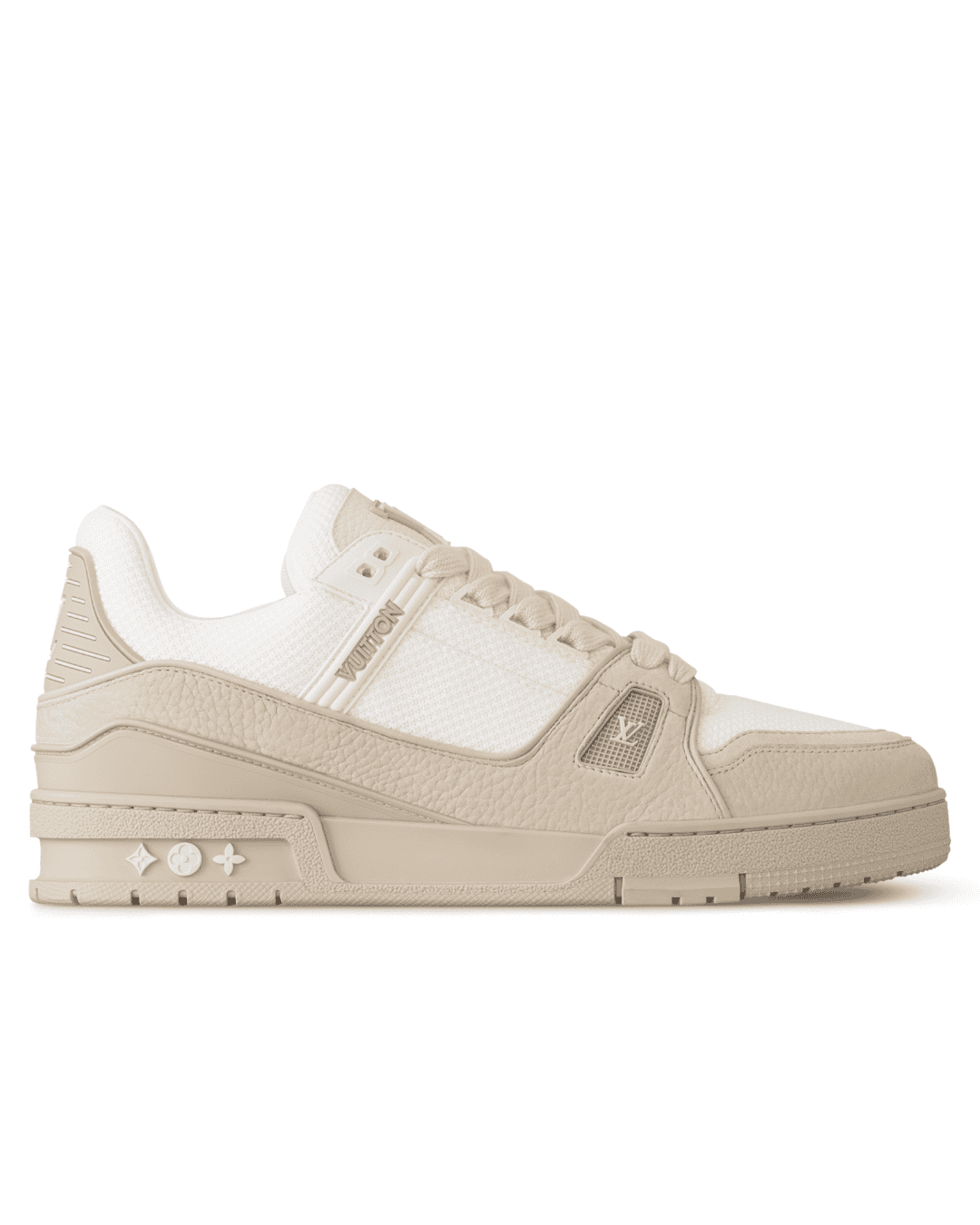 לואי ויטון סניקרס לבן עם שמנת | Branded shoes bymrcrazyshoes