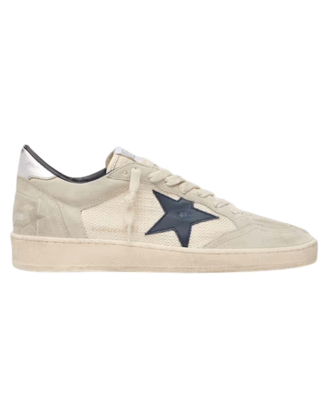 גולדן גוס - בולסטאר לבן ואפור וכוכב כחול | Branded shoes bymrcrazyshoes