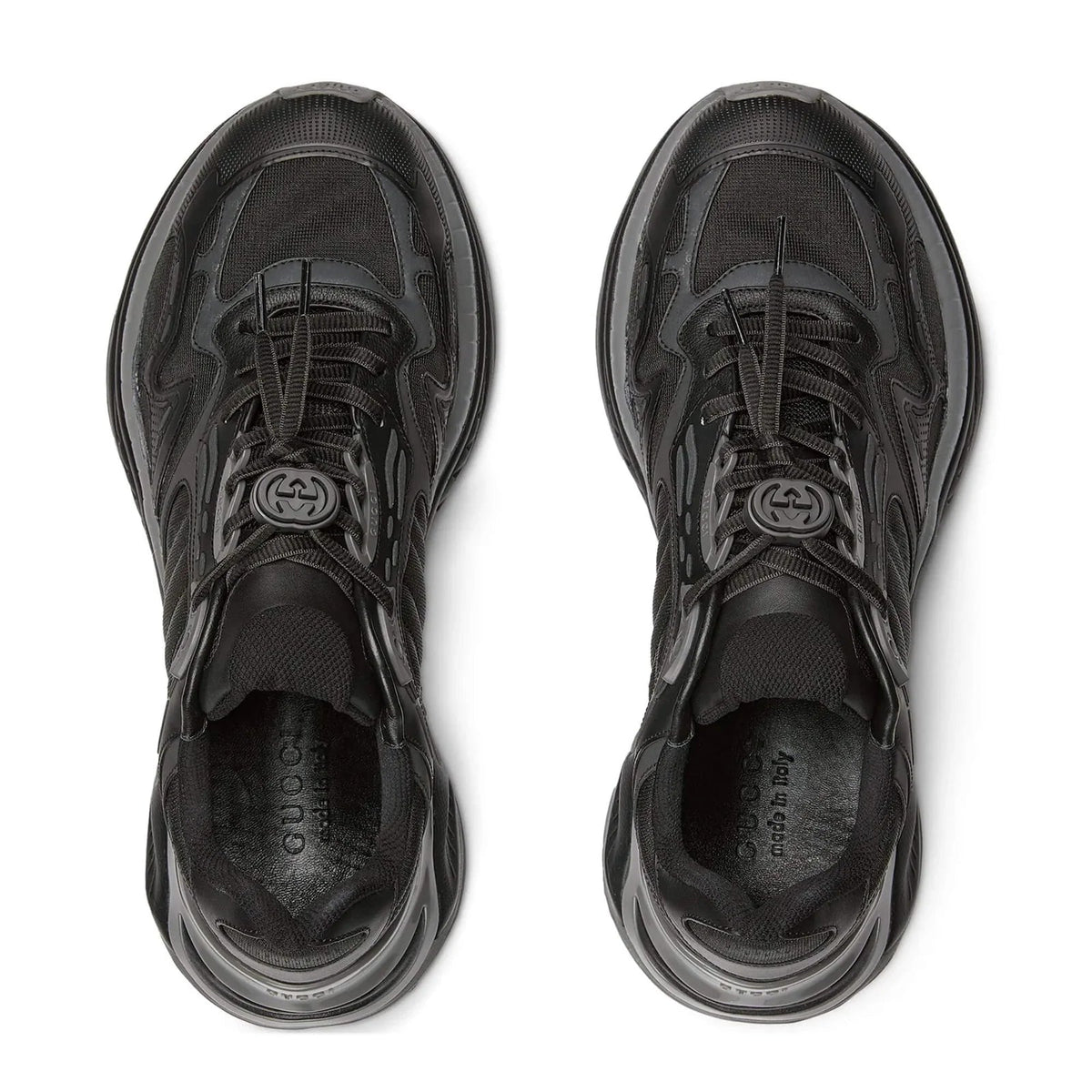 סניקרס גוצי- שחור עם נגיעות אפור | Branded shoes bymrcrazyshoes