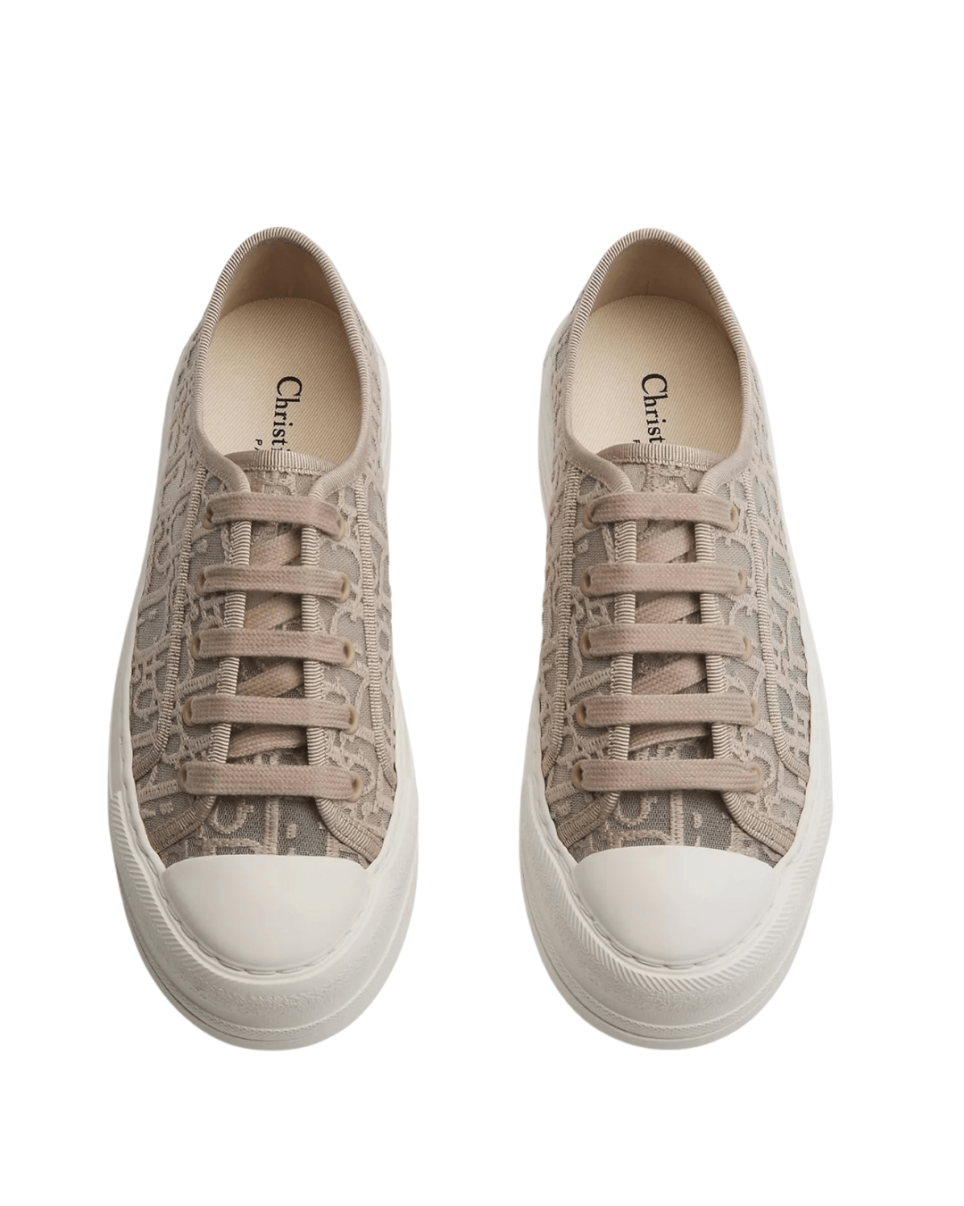 כריסטיאן דיור - בז פלטפורמה גבוהה | Branded shoes bymrcrazyshoes