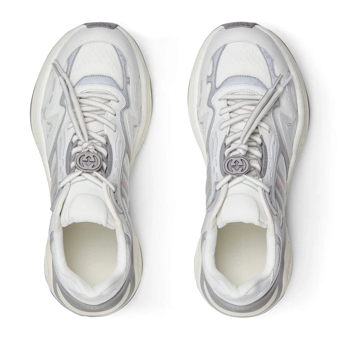 סניקרס גוצי- לבן עם אפור רשת | Branded shoes bymrcrazyshoes