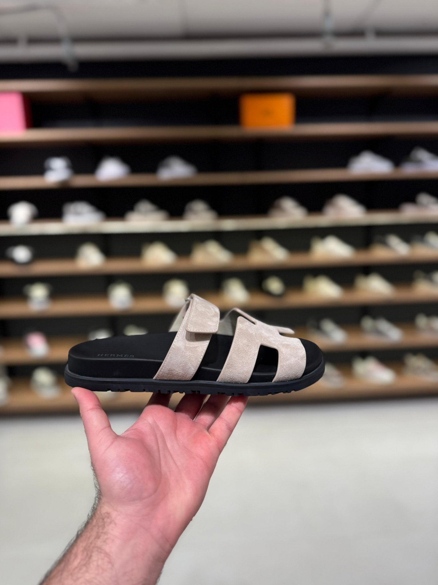 כפכף הרמס בז זמש | Branded shoes bymrcrazyshoes