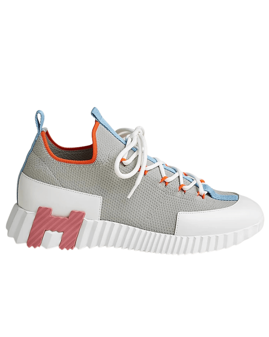 סניקרס הרמס - אפור בשילוב תכלת | Branded shoes bymrcrazyshoes