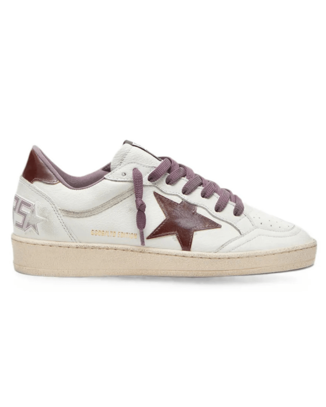 גולדן גוס- בולסטאר לבן עם בורדו | Branded shoes bymrcrazyshoes
