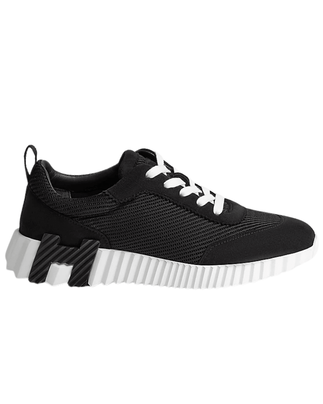 סניקרס הרמס - שחור רשת ולבן | Branded shoes bymrcrazyshoes