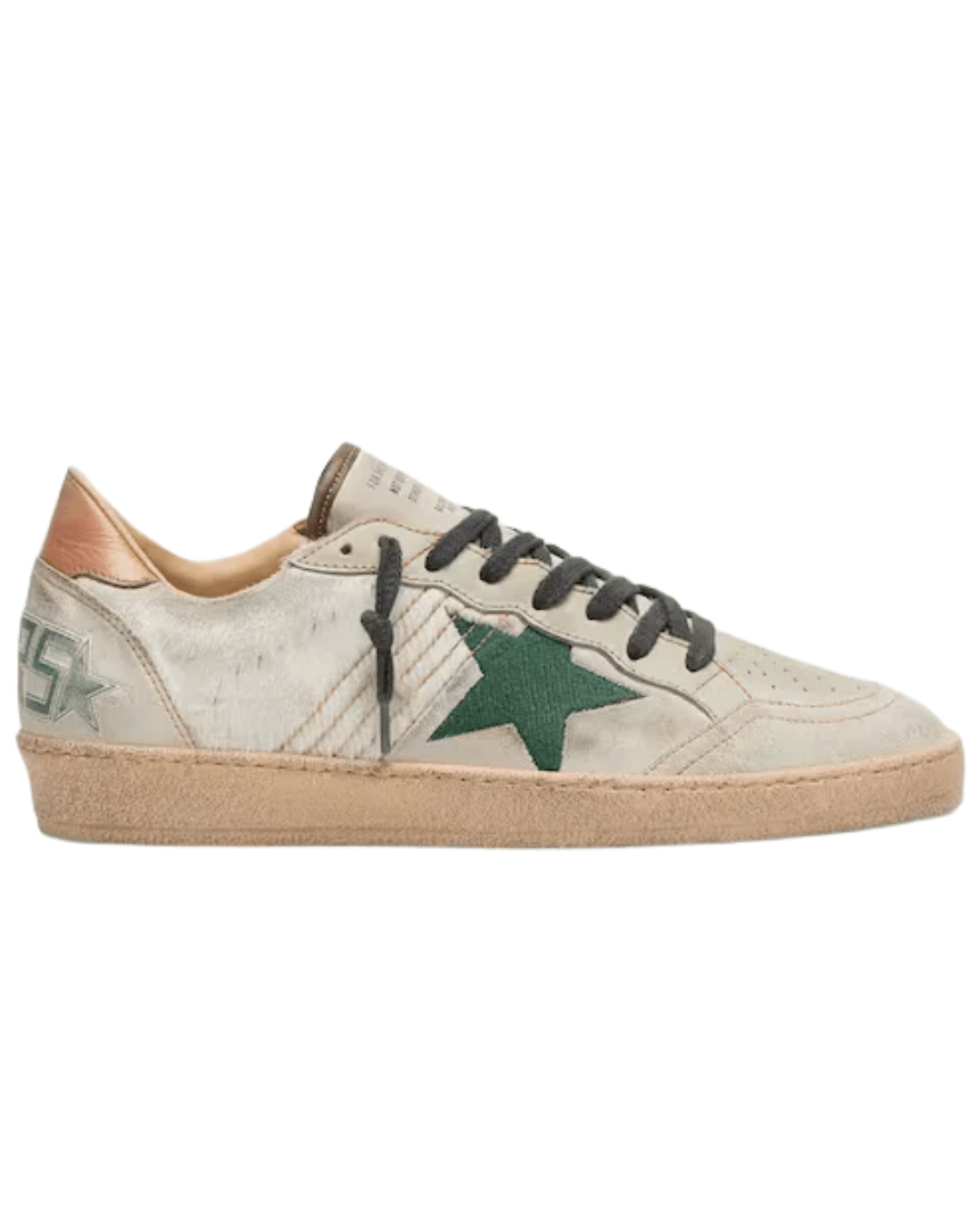גולדן גוס - בולסטאר שמנת וכוכב ירוק | Branded shoes bymrcrazyshoes