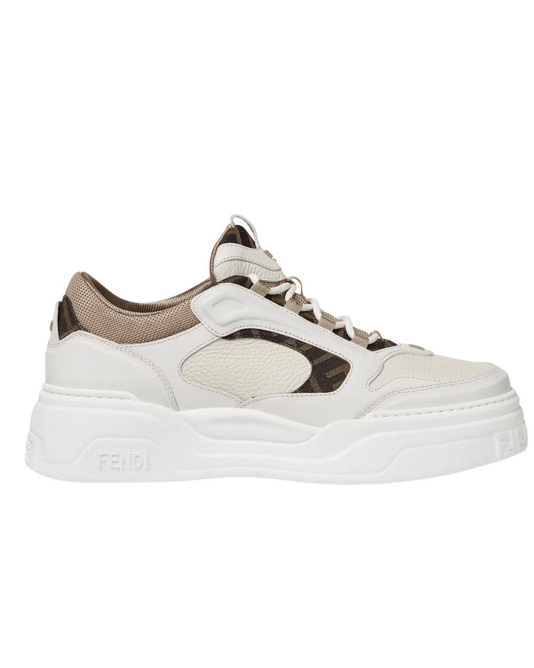 סניקרס פנדי - לבן וגוון בז | Branded shoes bymrcrazyshoes