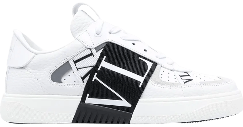 סניקרס ולנטינו - לבן שחור | Branded shoes bymrcrazyshoes