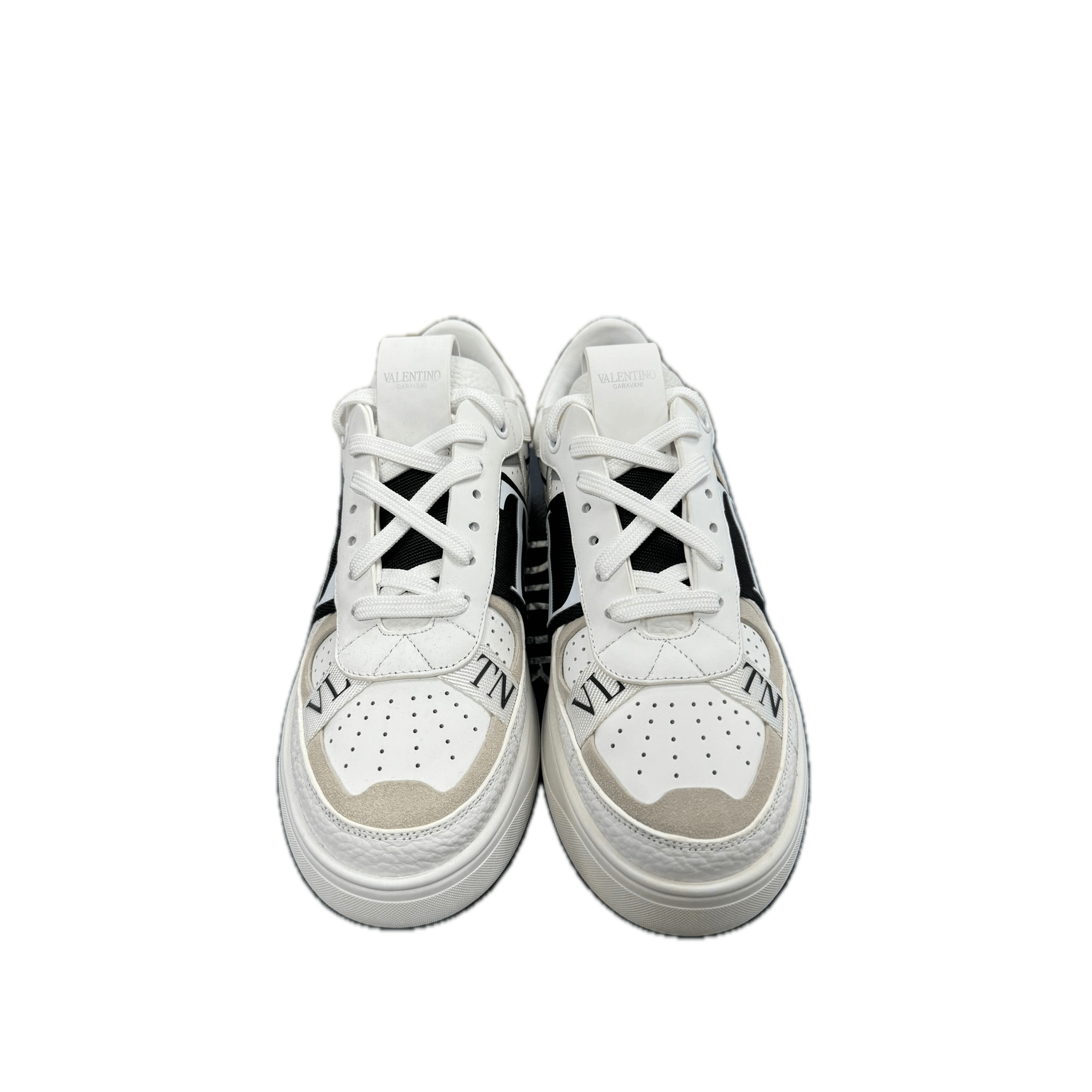 סניקרס ולנטינו - לבן שחור | Branded shoes bymrcrazyshoes