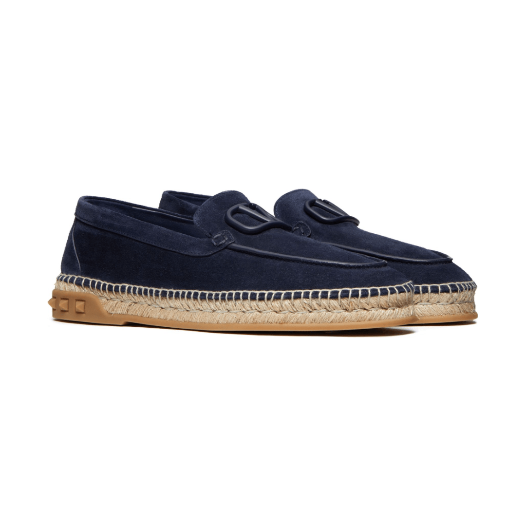 ולנטינו - מוקסין כחול | Branded shoes bymrcrazyshoes