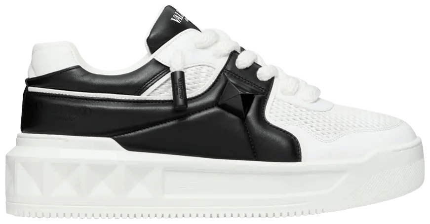 ולנטינו - שחור לבן | Branded shoes bymrcrazyshoes