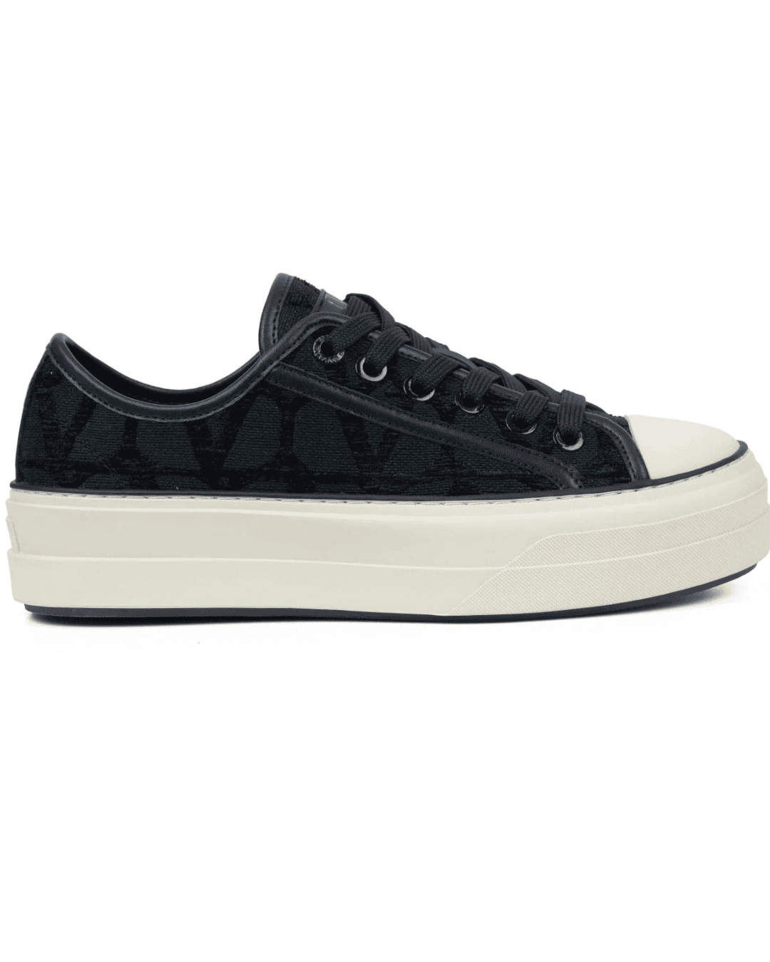 ולנטינו סניקרס - שחור לבן | Branded shoes bymrcrazyshoes