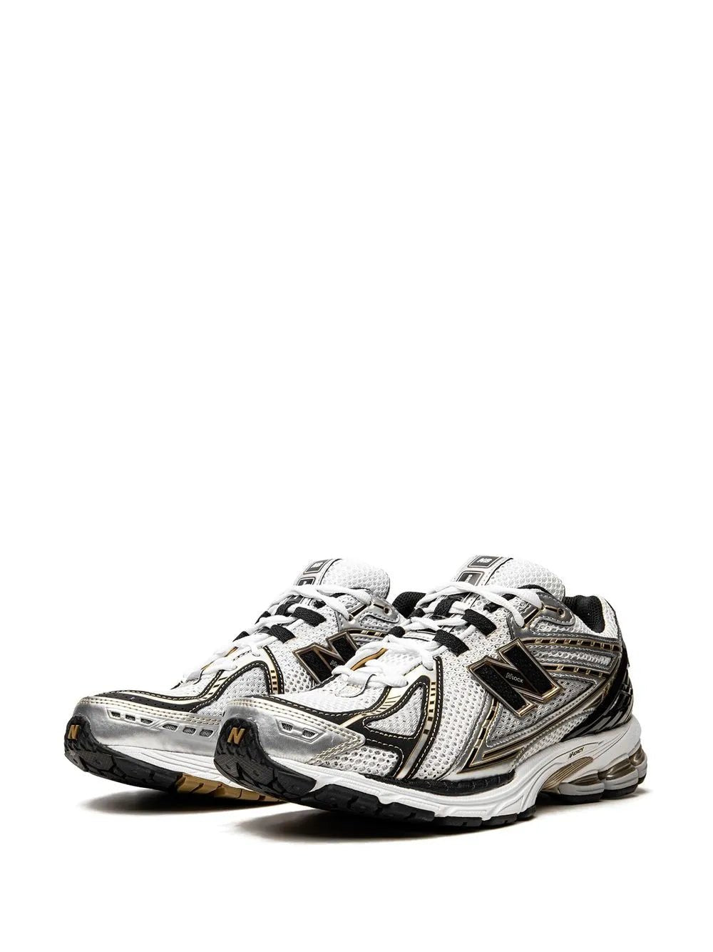 ניו באלנס 1906 - לבן שחור וזהב | Branded shoes bymrcrazyshoes