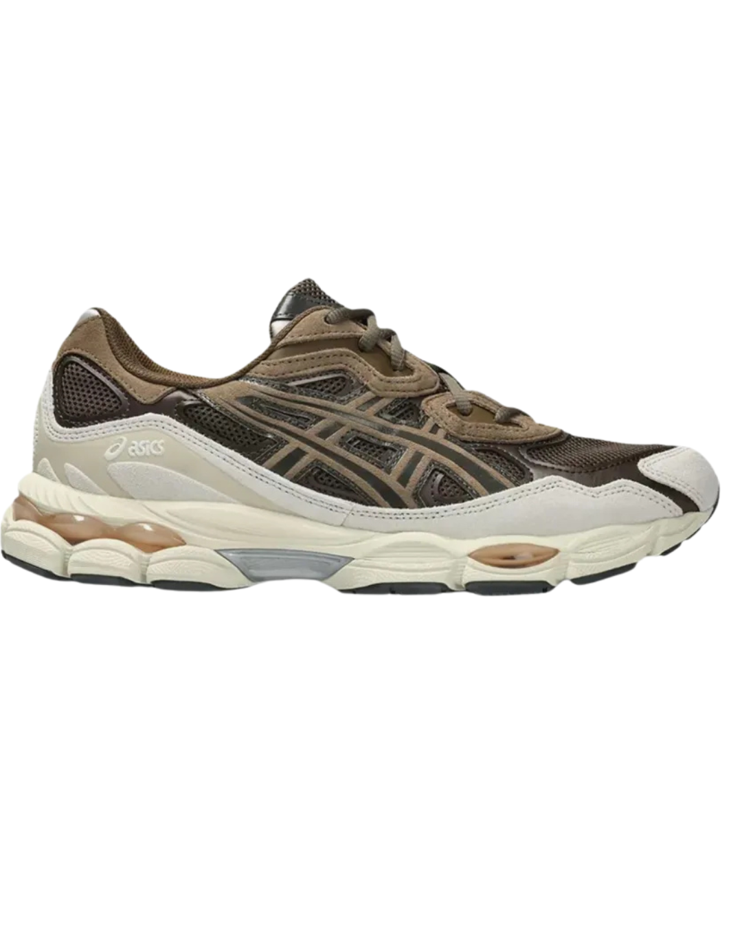 אסיקס Gel-Kayano- חום רשת עם שמנת