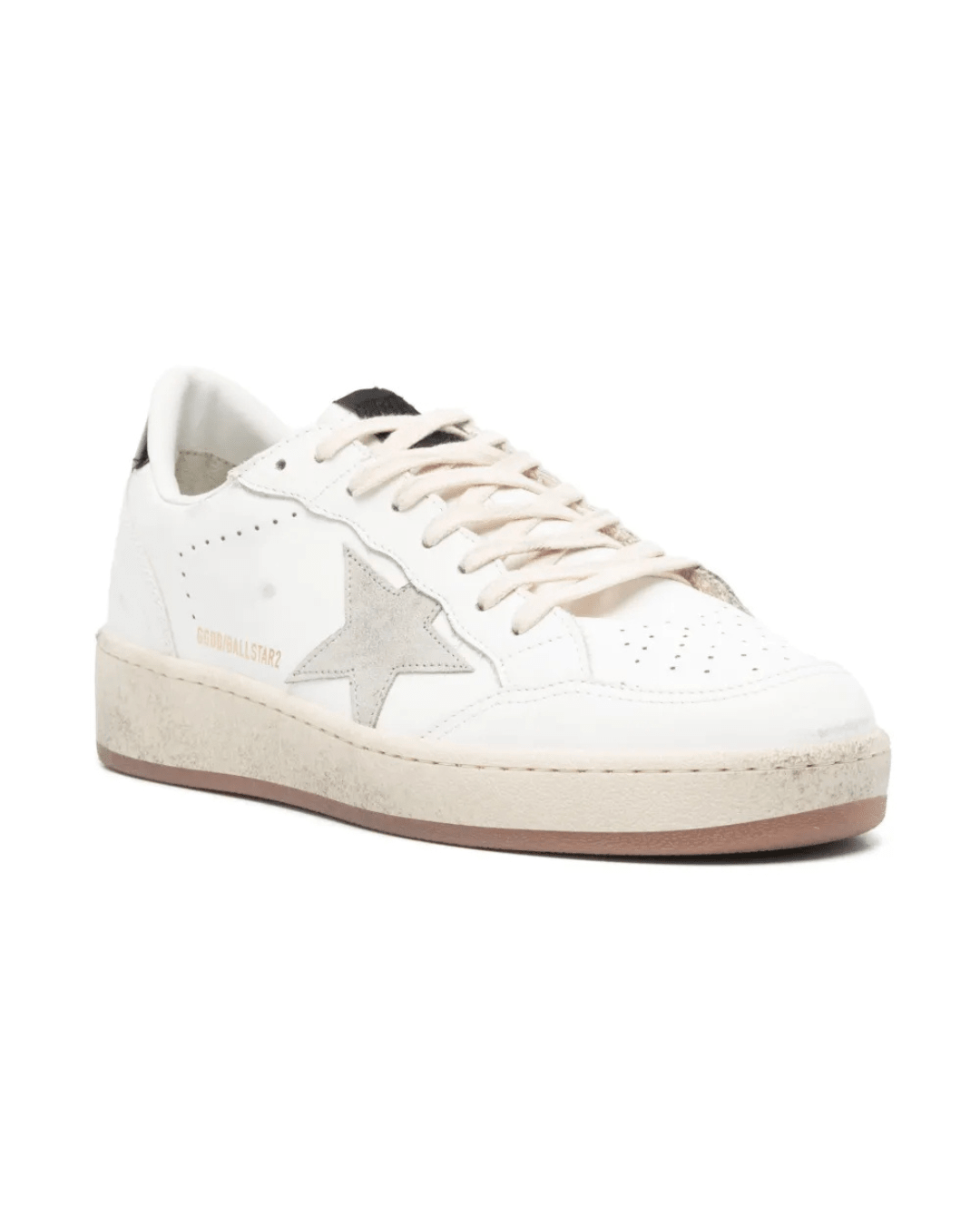 גולדן גוס - בולסטאר 2 לבן עם שחור | Branded shoes bymrcrazyshoes
