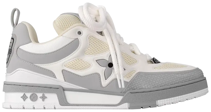 Louis Vuitton Skate Sneaker- אפור עם לבן