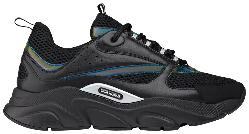 סניקרס DIOR B22 שחור עם נגיעות כחול