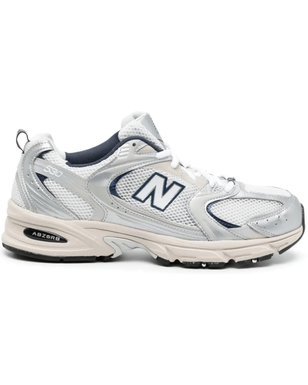 ניו באלנס 530 - לבן עם כחול | Branded shoes bymrcrazyshoes