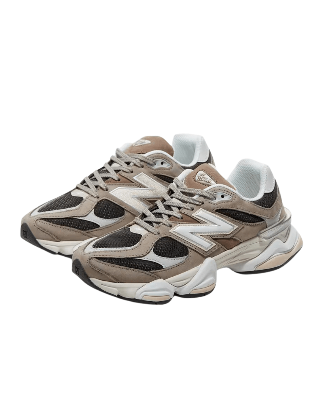 ניו באלנס 9060 - חום עם שחור רשת | Branded shoes bymrcrazyshoes