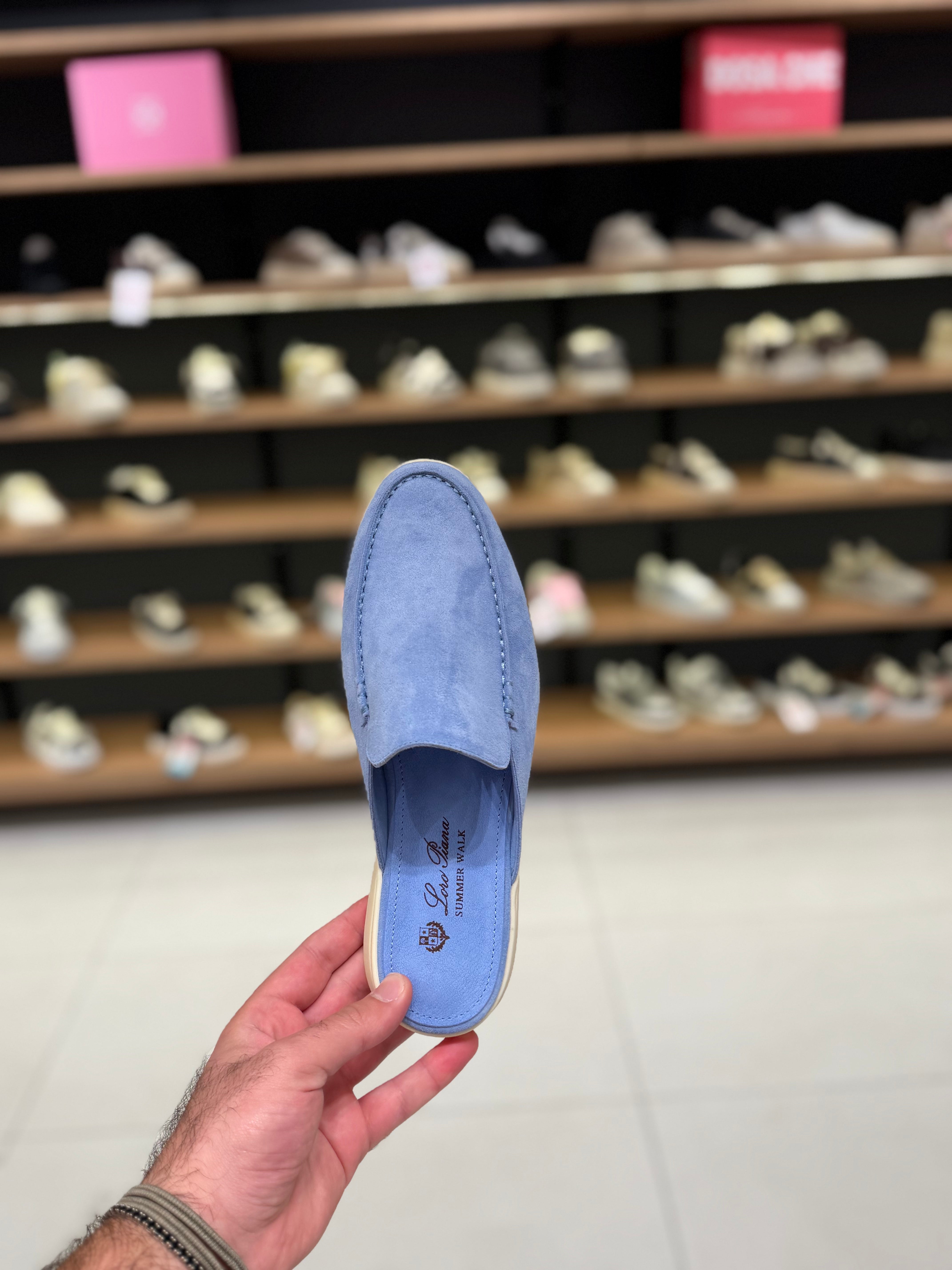 לורו פיאנה-כפכף תכלת | Branded shoes bymrcrazyshoes