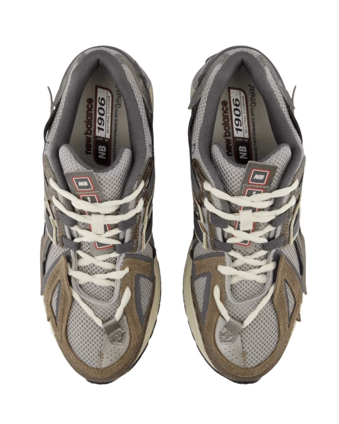 ניו באלנס A1906- חום עם גוון אפור | Branded shoes bymrcrazyshoes