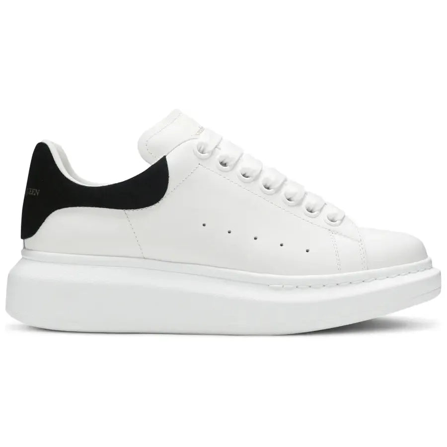 אלכסנדר מקווין לבן שחור זמש | Branded shoes bymrcrazyshoes