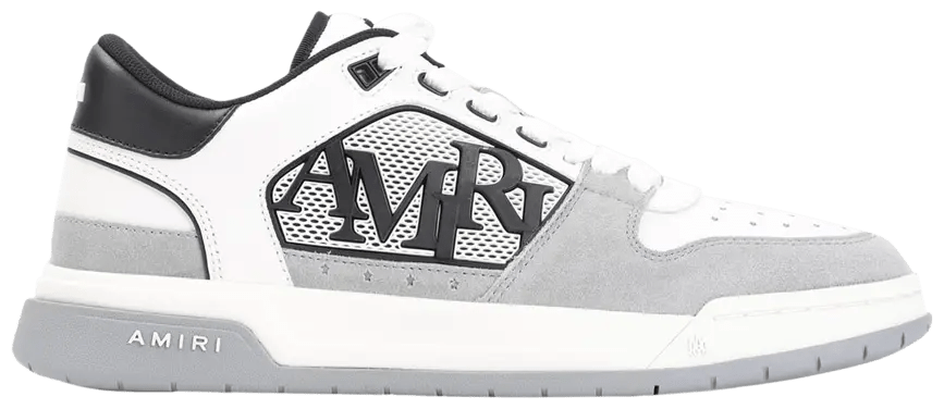 אמירי סניקרס - אפור עם כתוביות בצבע שחור | Branded shoes bymrcrazyshoes