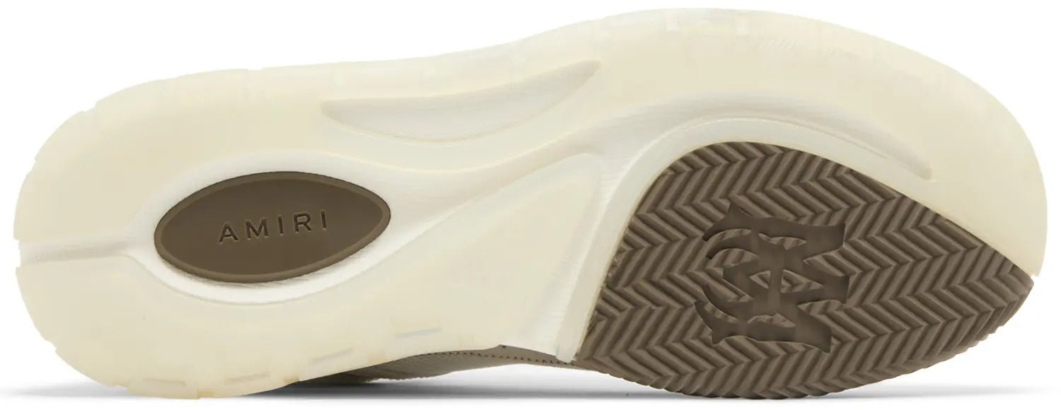 אמירי סניקרס - לבן וחום בהיר | Branded shoes bymrcrazyshoes