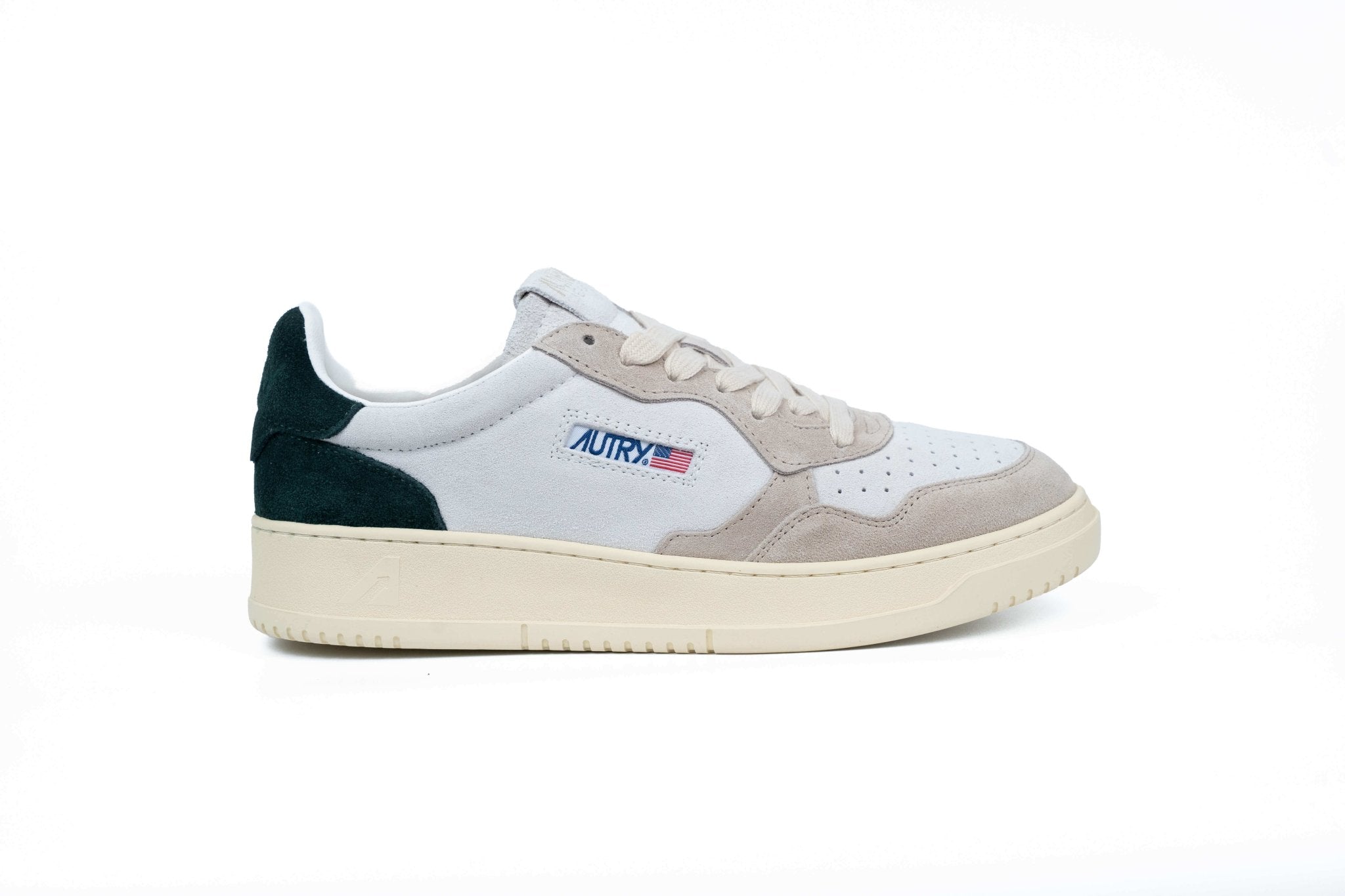 Autry Medalist ירוק עם לבן וגוון אפור | Branded shoes bymrcrazyshoes