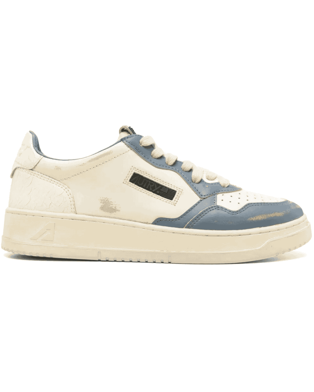 AUTRY MEDALIST - לבן עם כחול טורקיז | Branded shoes bymrcrazyshoes