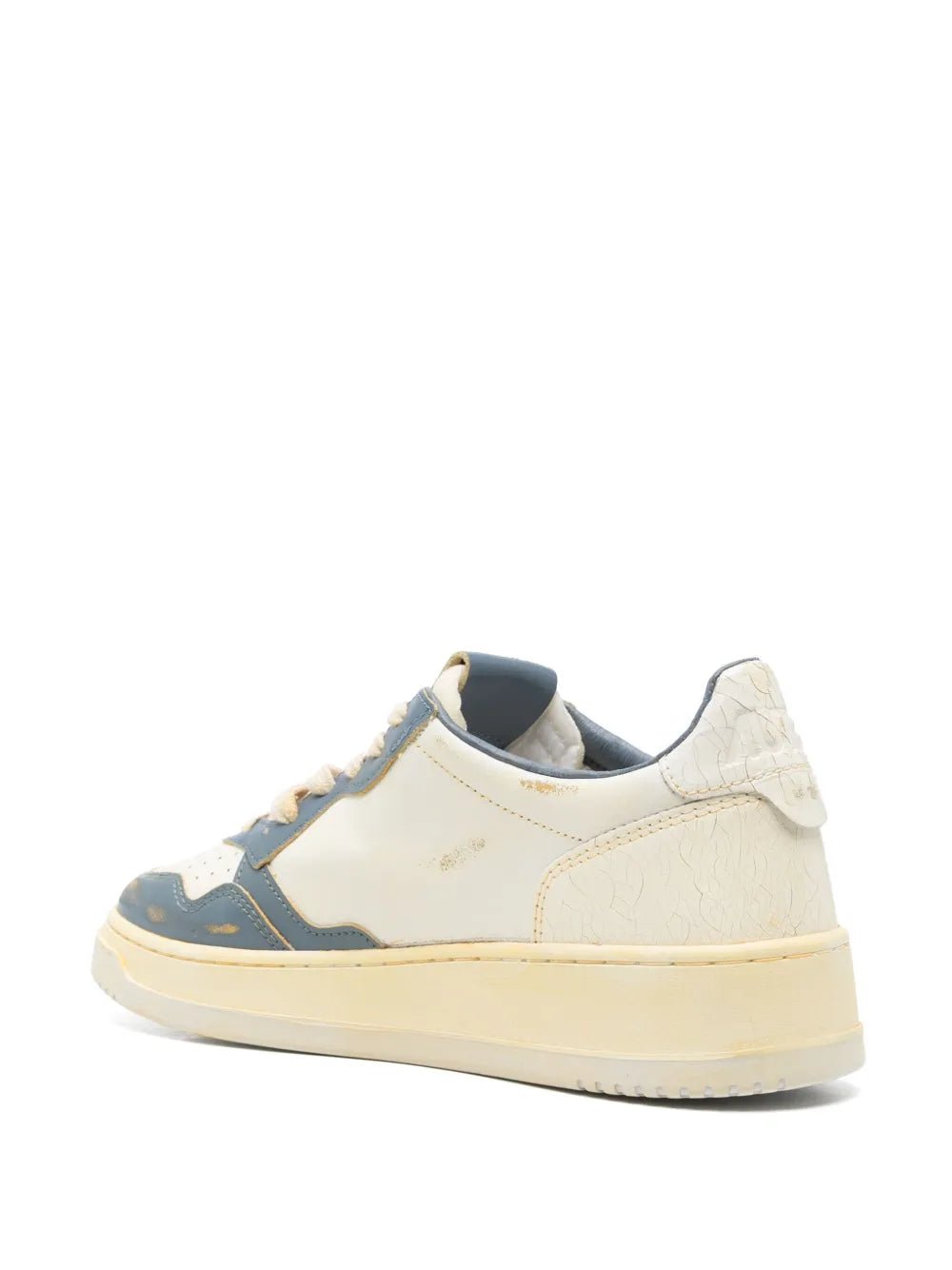 AUTRY MEDALIST - לבן עם כחול טורקיז | Branded shoes bymrcrazyshoes