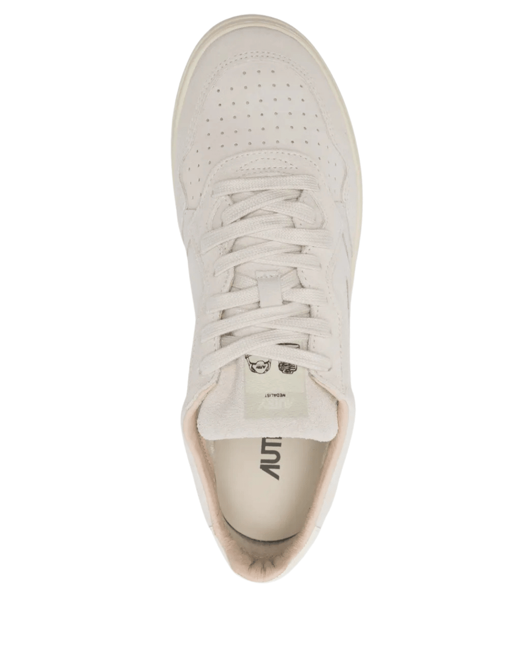 Autry Medalist – לבן אפור בהיר זמש | Branded shoes bymrcrazyshoes
