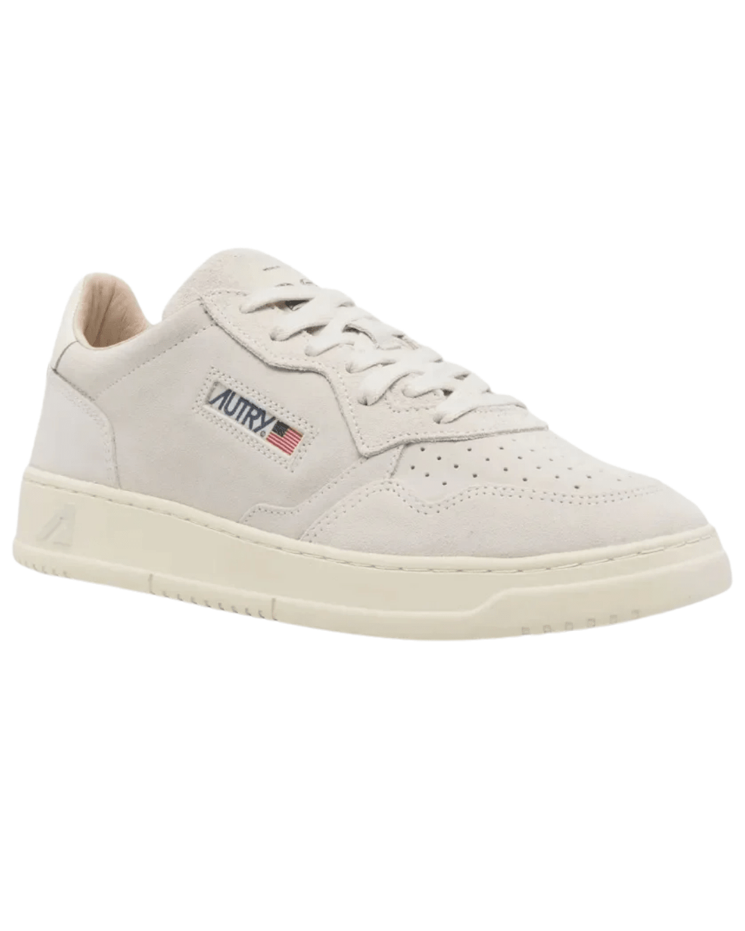 Autry Medalist – לבן אפור בהיר זמש | Branded shoes bymrcrazyshoes