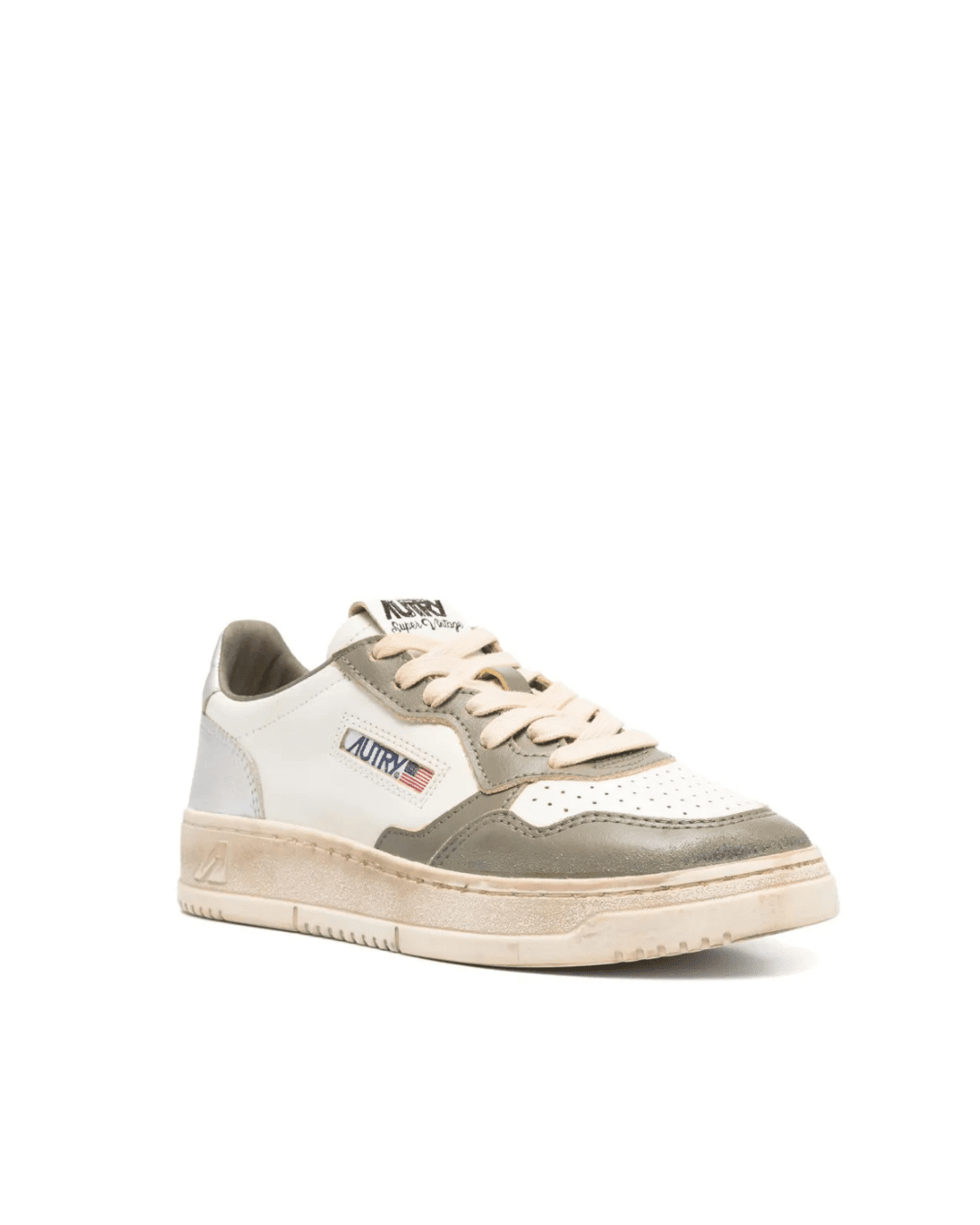 AUTRY MEDALIST כסף וירוק זית | Branded shoes bymrcrazyshoes